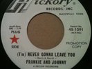 Rare 1966 Northern Soul HICKORY 1391 DJ 45 Frankie & Johnny I'LL HOLD YOU NM