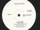 MPS 15276ST: Musterplatte - Page One - New Jazz Trio