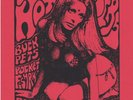 Red Hot Chili Peppers Concert Flyer Austin/Houston 1989 Signed By Frank Kozik