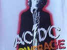 AC/DC Powerage Red/white long sleeve top. Size Large,New,Heavy Metal,Rock,Angus