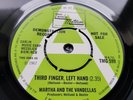 MARTHA AND THE VANDELLA - THIRD FINGER LEFT HAND 1972 UK TAMLA  NM DEMO TMG 599