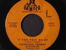CHARLENE KNIGHT: If You Pass Me By / If My Dreams Come True 45 (Teen rocker, wo