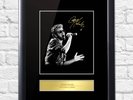 George Michael Signed Mounted Artistic Photo Display FRAME