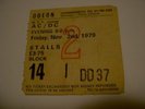 AC/DC RARE 'HIGHWAY TO HELL' HAMMERSMITH ODEON 1979 CONCERT TICKET