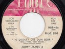 Jimmy JAMES hi diddley dee 45 boss R&B northern soul MOD popcorn HEAR ?