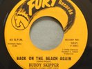 BUDDY SKIPPER Back On The Beach Again FURY1051 NewOrleans Rock'n'Roll 1961 45rpm