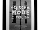 DEPECHE MODE+I Feel You+POSTER+AD+RARE+ORIGINAL+1993+FRAMED+EXPRESS GLOBAL SHIP