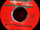 The Wonders: With These Hands, Please Don' Cry, Rare Bamboo Doo Wop Promo 45