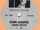 BLACK SHAMPOO Dimension Pictures blaxploitation radio spots rare 45 HEAR