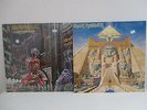 IRON MAIDEN Set Two Albums Records  Powerslave & Somewhere In Time 1986  Ex