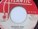 LED ZEPPELIN ONE SIDED PROMO 45/  