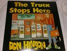 DON HINSON-THE TRUCK STOPS HERE-LP-TEJAS RECORDS-  SIGNED
