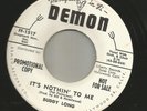 SICK HICKS BOPPER- BUDDY LONG -   IT'S NOTHING TO ME   -HEAR - 1959 PROMO DEMON