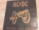 LP AC / DC For those about to Rock   Spanische Pressung in Schwarz no oIS