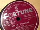 Fortune 78 RPM Roy Hall - Dirty Boogie 126 E/E+ Rare Detroit Rockabilly