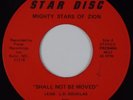 MIGHTY STARS OF ZION: Shall Not Be Moved BALTIMORE Black Gospel Soul 45 HEAR