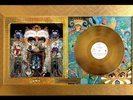 MICHAEL JACKSON DANGEROUS FRAMED GOLD  LP ORIGINAL POP ART MUSIC MEMORABILIA