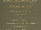 102gg.  Florent Schmitt - La Tragedie de Salome - Columbia Royal Blue Set #157