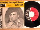 BOBBY RYDELL RARE DUTCH 45 + PIC SLEEVE SURF COVER of BEACH BOYS SURFIN' USA