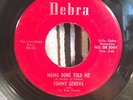 TOMMY GENOVA Hey Bo Diddley 45 DESPERATE ROCK N ROLL Debra 2004 RARE EARLY ROCK
