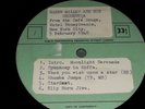 GLENN MILLER ACETATE LP From the Cafe Rouge NYC 5 February 1940 RARE (23/9)