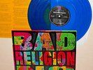 BAD RELIGION no control LP Record BLUE Vinyl with lyrics insert, LIMITED EDITION