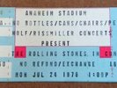 The Rolling Stones - US Concert Ticket Stub 1978 Anaheim Stadium California