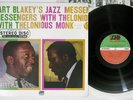 ART BLAKEY'S JAZZ MESSENGERS WITH THELONIOUS MONK ATLANTIC P-6062A Japan LP