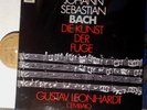 BACH DIE KUNST DER FUGE GUSTAV LEONHARDT (CEMBALO/HARPSICHORD) 2-LP BOX