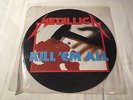 METALLICA - Kill 'Em All - UK MFN PICTURE DISC - FIRST PRESS, NO BARCODE