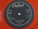 BEATLES McCARTNEY WINGS ISRAELI ORANGE COLOR VINYL PS 7