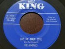 Doo Wop 45 VG+ ADMIRALS Give Me Your Love Close Your Eyes KING