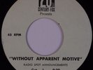 WITHOUT APPARENT MOTIVE: Rare 60s Radio Spots DJ Morricone OST Soundtrack FOX 45