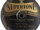 AL MILLER SPEEDY HOLMES AND HOWARD SUPERTONE 9364 BLUES 78RPM E- REPAIRED CRACKS