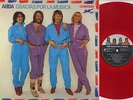 ABBA - Gracias Por La Musica JAPAN RED VINYL LP with LYRIC SHEET