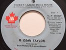NORTHERN SOUL R. Dean Taylor THERE'S A GHOST IN MY HOUSE Motown 45 rare Canadian