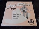 Hank Williams sings 45 RPM Yellow Label MGM Extended Play Record X1101