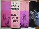 Lester Young-Buddy Rich trio Norgran black DG trumpeter label