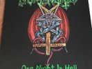 Nunslaughter - One Night In Hell Vinyl LP 287/500 Rare HTF Devil Metal