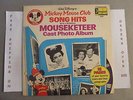 WALT DISNEY MICKEY MOUSE CLUB SONG HITS W/ MOUSEKETEER PHOTOS LP DISNEYLAND 3815