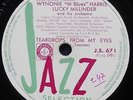 WYNONIE HARRIS TEARDROPS FROM MY EYES-OH BABE  78 rpm JAZZ SELECTION