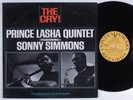 PRINCE LASHA QUINTET FEAT. SONNY SIMMONS The Cry  CONTEMPORARY LP VG+ promo mono