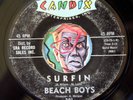 HEAR Beach Boys 45 Surfin/Luau CANDIX 301 surf RARE 1st release teen