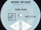 COLIN COOK 45:  BOPPIN' THE BLUES/HEY, PRETTY BABY AUSSIE W & G 2516 EX+/EX+ '65