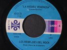 LOS REBELDES DEL ROCK: La Hiedra Venenosa / Cuna De Amor 45 (good cover of 