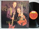 CHET ATKINS & MARK KNOPFLER NECK AND NECK 1990 LP PICTURE & LYRIC W/IN NM- Promo