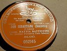 MATTIA BATTISTINI DON SEBASTIANO O LISBONA GRAMOPHONE MONARCH 052145