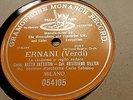 MATTIA BATTISTINI & ARISTODEMO SILLICH ERNANI GRAMOPHONE MONARCH 052105