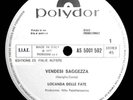 Italian prog lp - Locanda delle fate EP - Non chiudere a chiave le stelle Promo