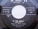 BILLY MACK rock & roll R&B R and H 45 I REFUSE TO CRY b/w IN THE NIGHT JR556